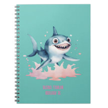 Wasserfarben, Niedlich Playful Baby Shark