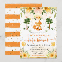 Wasserfarben Niedliche Blumenfüßer Babydusche