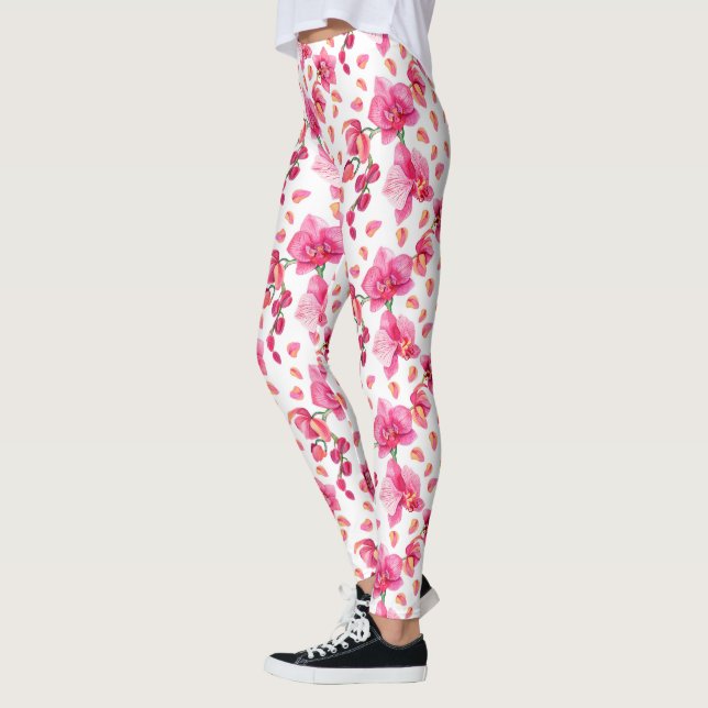 Wasserfarben - Orchideen 2 Leggings (Links)