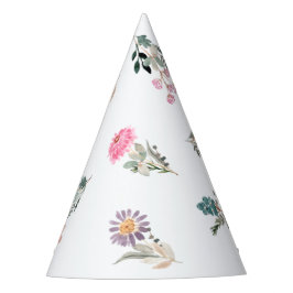 Wasserfarben-Party der kleinen Wildblume Partyhütchen