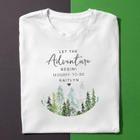 Wasserfarben Pine Tree Forest Baby Dusche