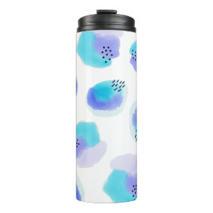 Wasserfarben Pinselstriche Thermal Tumbler Thermosbecher