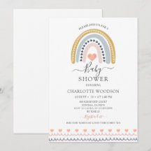 Wasserfarben Rainbow Baby Dusche