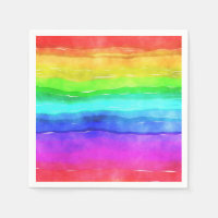 Wasserfarben Regenbogenstreifen