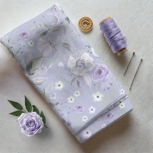 Wasserfarben Rosehips und Rose Blumenviolett-ID460 Stoff