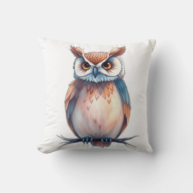 Wasserfarben-Schale mit Sternen-Elementen Kissen (Vorderseite)