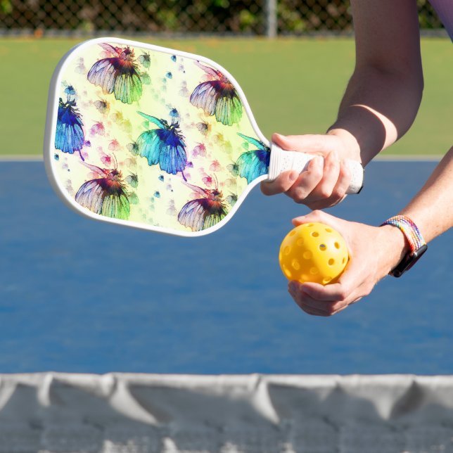Wasserfarben-Schmetterlinge Pickleball-Racket Pickleball Schläger (InSitu)