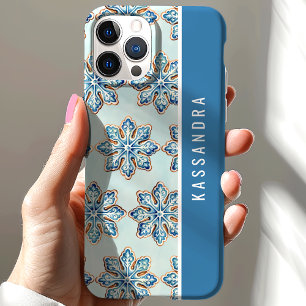 Wasserfarben-Schneeflocken-Kekse Personalisierter Case-Mate iPhone Hülle