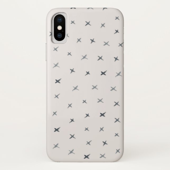 Wasserfarben-Schnittmuster Case-Mate iPhone Hülle (Rückseite)