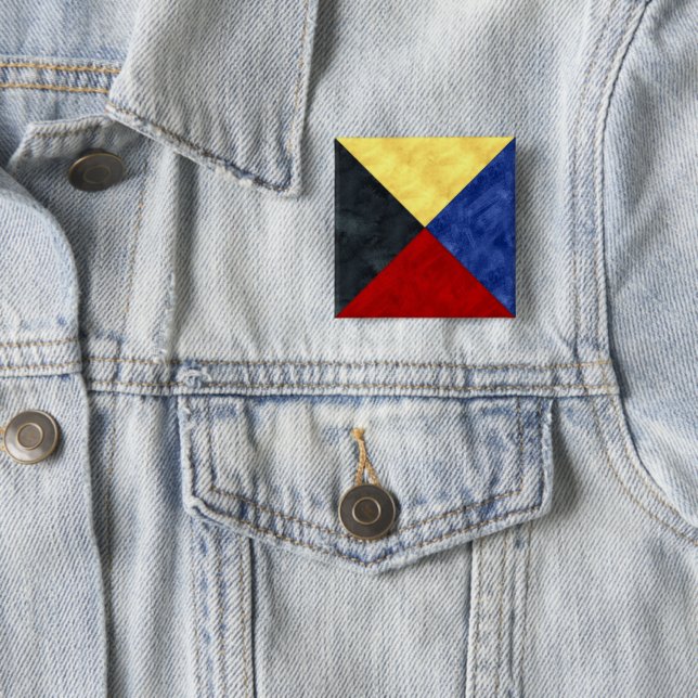 Wasserfarben-Seefahrtzeichen Button (Beispiel)