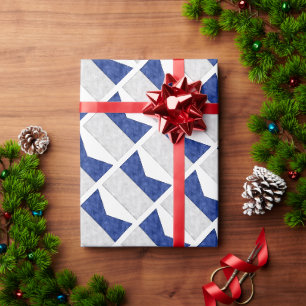 Wasserfarben-Seefahrtzeichen Geschenkpapier