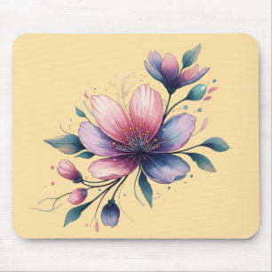Wasserfarben-Serenity-Mousepad Mousepad