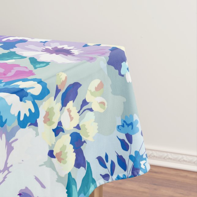 Wasserfarben Sommerliche Blume Illustrationsmuster Tischdecke (Beispiel)