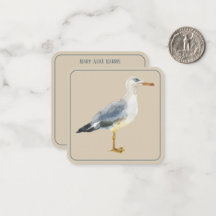 Wasserfarben Strand Möwe Personalisiert