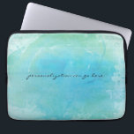 Wasserfarben Strand Wasser Meer Laptop-Tasche Laptopschutzhülle<br><div class="desc">Wasserfarbe Strand Meer Wasser Laptop Tasche. Passen Sie es an oder verließ es leer.</div>
