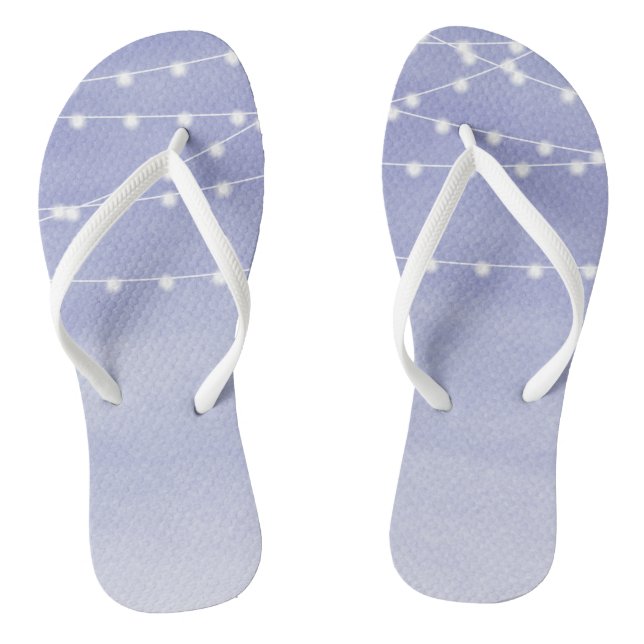 Wasserfarben-String-Lichter Flip Flops (Fußbett)