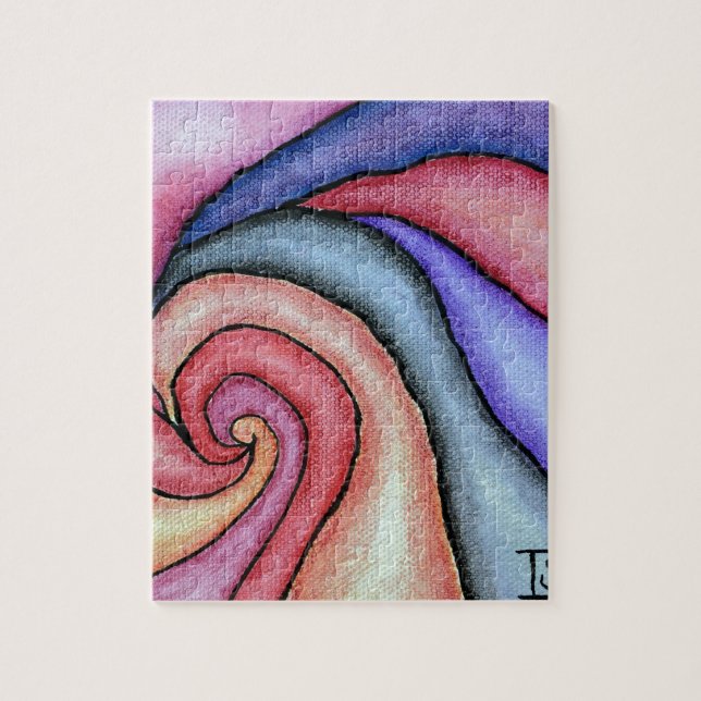Wasserfarben-Swirl (Vertikal)