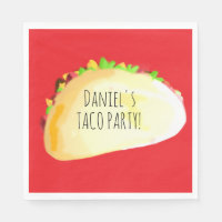 Wasserfarben-Taco-Party-Geburtstag