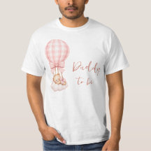 Wasserfarben-Teddybär-Heißluftballon-Baby-Shower
