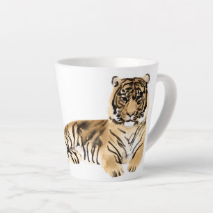 Wasserfarben-Tiger Milchtasse