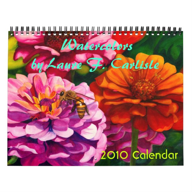 Wasserfarben von Laure F. Carlisle Kalender (Titelbild)