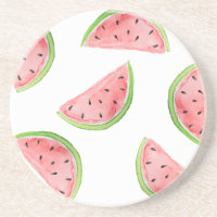 Wasserfarben-Wassermelonen-Scheiben