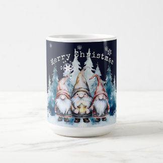 Wasserfarben-Weihnachts-Gnome Kaffeetasse