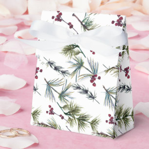 Wasserfarben-Weihnachtsstern-Muster Geschenkschachtel