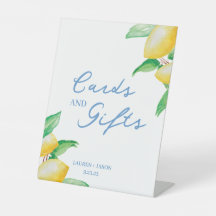 Wasserfarben-Zitronen Hochzeitskarten & Geschenke