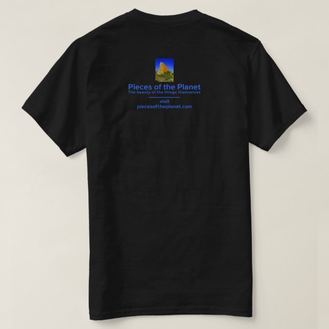Wasserfarben zu Schönheit der Natur T-Shirt (Design Rückseite)