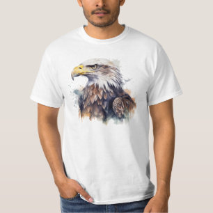 Wasserfarbenadler T-Shirt