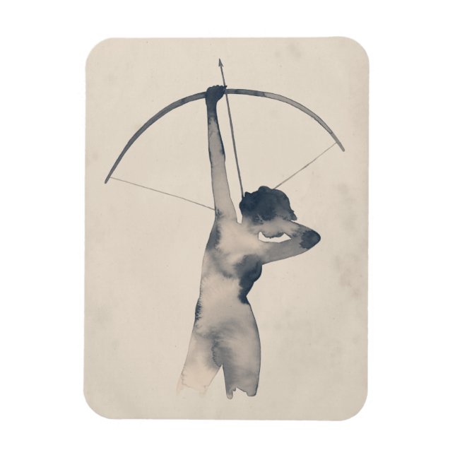 WasserfarbenArcheress Magnet (Vertikal)