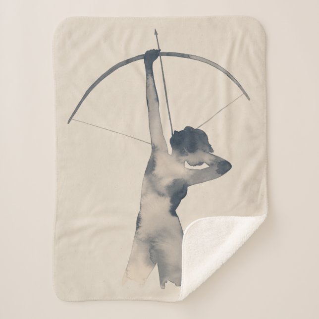 WasserfarbenArcheress Sherpadecke (Vorderseite)