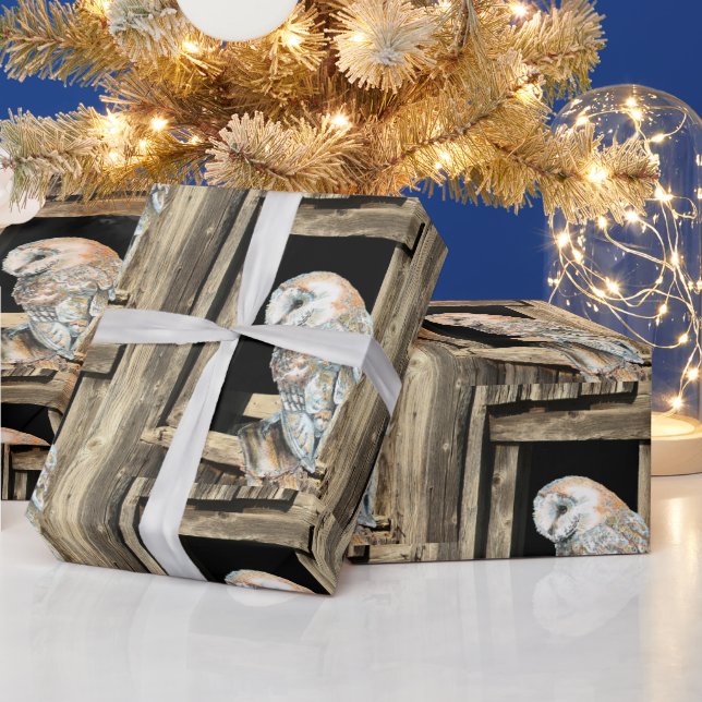 Wasserfarbenauge im Vogelschutzfenster Kunst Geschenkpapier (Feiertage)