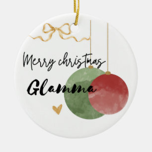 Wasserfarbenauma Keramik Ornament