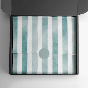 Wasserfarbenblaue Wasserstreifen. Abstrakte Linien Seidenpapier