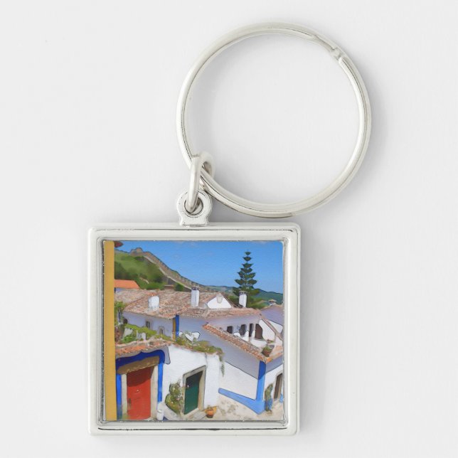 Wasserfarbendorf Schlüsselanhänger (Vorne)