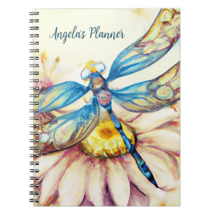 Wasserfarbendrachenfliege, personalisieren notizblock
