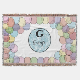 Wasserfarbene benutzerdefinierte Baby-Decke Decke