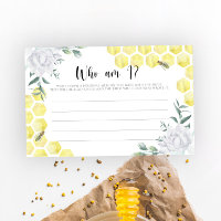 Wasserfarbene Biene Blüte Wer bin ich Brautparty S