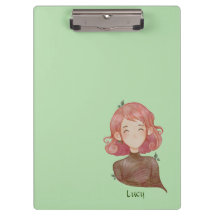 Wasserfarbene Blätter & Baummädchen