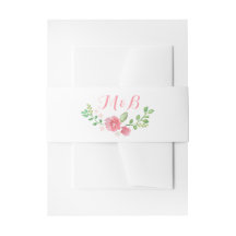 Wasserfarbene Blume Wreath Elegante Hochzeit