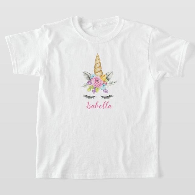 Wasserfarbene Blumenzwiebeln Personalisiert T-Shirt (Ablage )