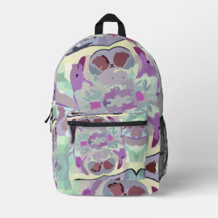 Wasserfarbene Delphine Kinder Bedruckter Rucksack