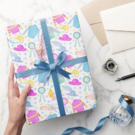 Wasserfarbene Derby Jerseys & Hats Geschenkpapier