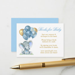 Wasserfarbene Elephant Balloons Bücher für Baby Bl Begleitkarte