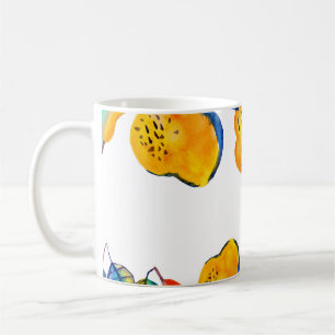 Wasserfarbene, handgemalte Birnen im nahtlosen Rah Kaffeetasse