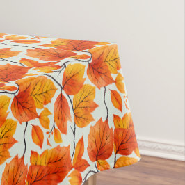 Wasserfarbene Herbstleaves - lebhafte Herbstfolien Tischdecke