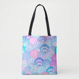 Wasserfarbene Muschel nahtlos. Handgezeichnet  Tasche