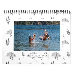 Wasserfarbene Muster   Fotokalender mit persönlich Kalender